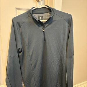ON CLOUD Men's Blue/Grey Halfzip